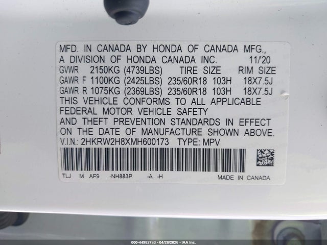 Honda CR-V Awd Ex-l