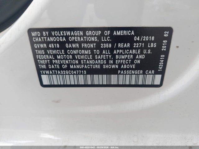 Volkswagen Passat 1.8t S