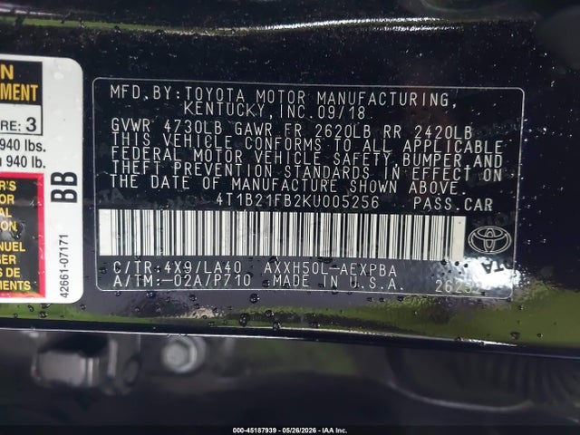Toyota Avalon Hybrid Limited