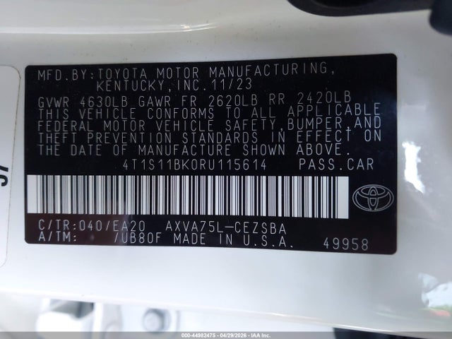 Toyota Camry Se