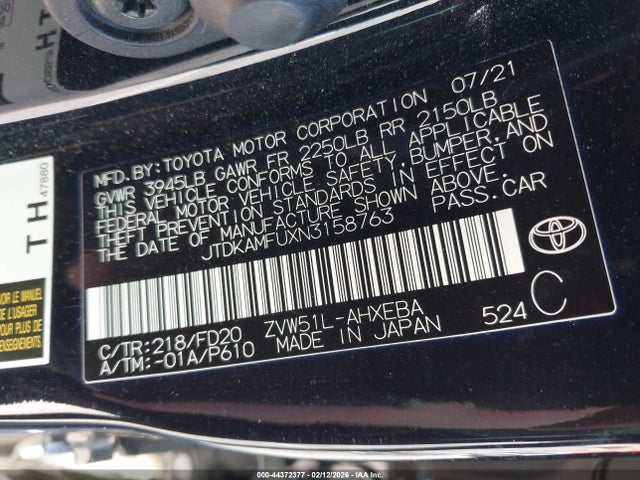 Toyota Prius Le