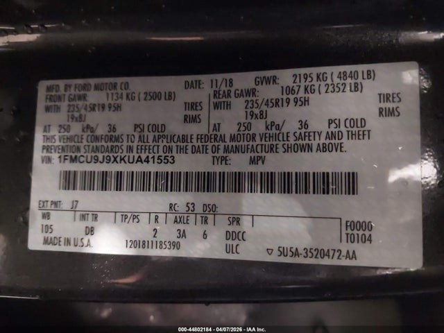 Ford Escape Titanium