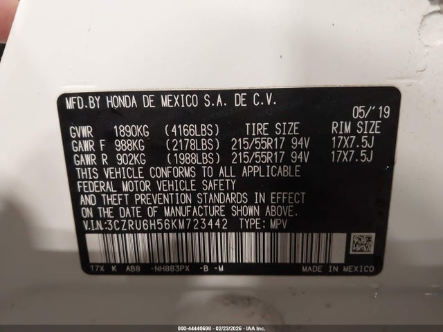 Honda HR-V Ex