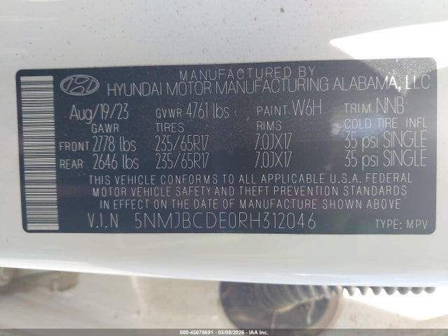 Hyundai TUCSON Sel