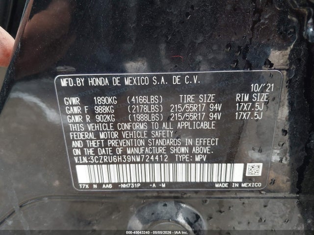 Honda HR-V Awd Lx