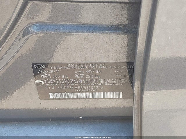Hyundai SONATA Sel