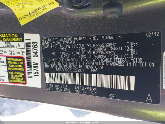 Toyota Sienna Le V6 8 Passenger