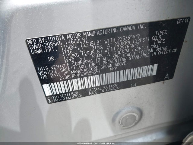 Toyota RAV4 Le