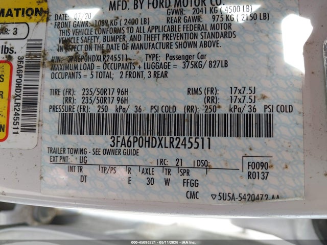 Ford Fusion Se