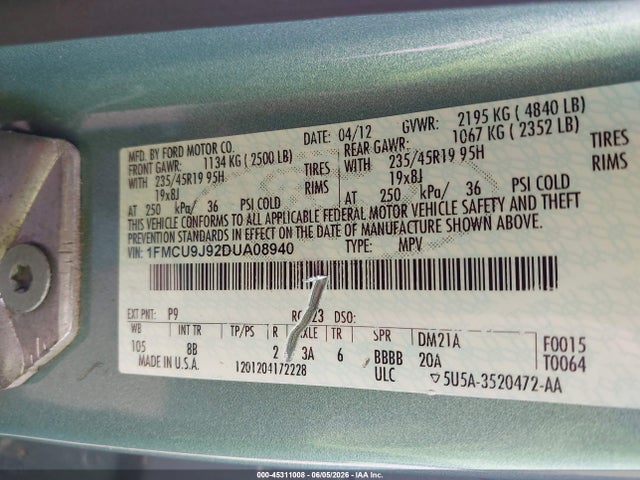 Ford Escape Titanium