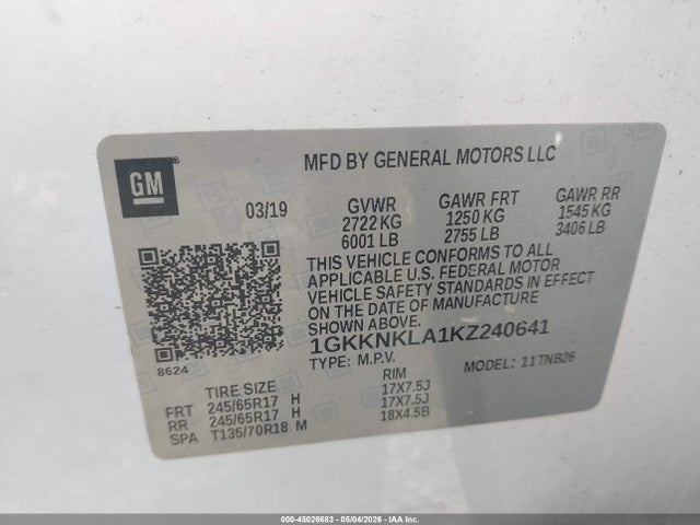 GMC Acadia Sle-1