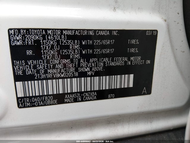 Toyota RAV4 Le