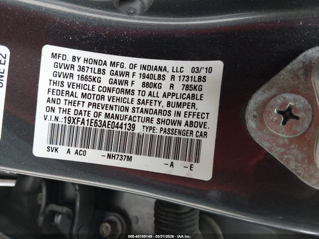 Honda Civic Lx-s