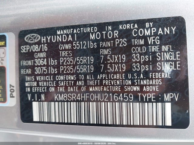 Hyundai SANTA FE Limited Ultimate