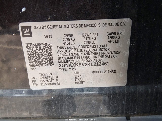 Chevrolet Equinox Lt
