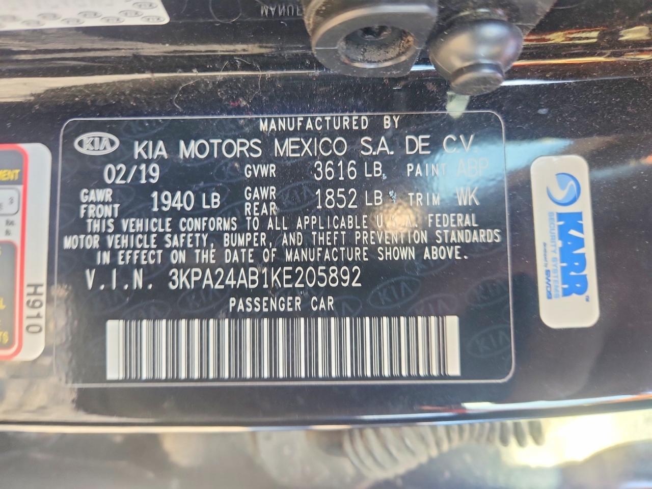Kia Rio S