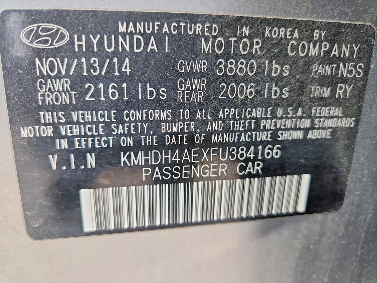 Hyundai ELANTRA Limited