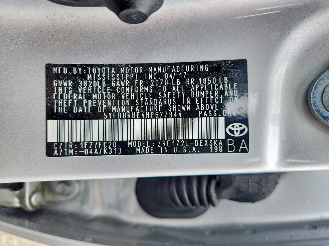 Toyota Corolla Se