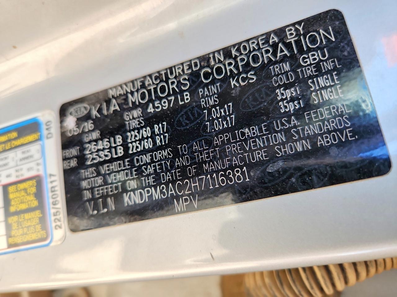 Kia Sportage Lx