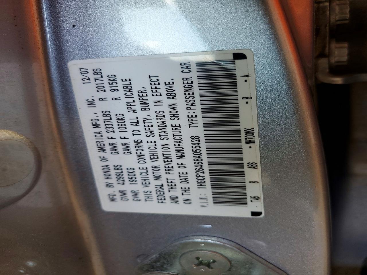 Honda Accord Lxp