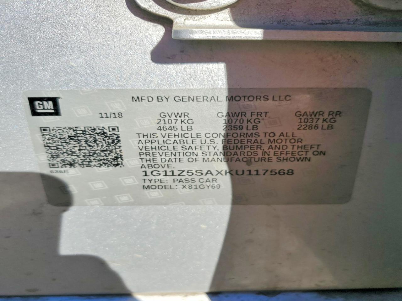 Chevrolet Impala Lt