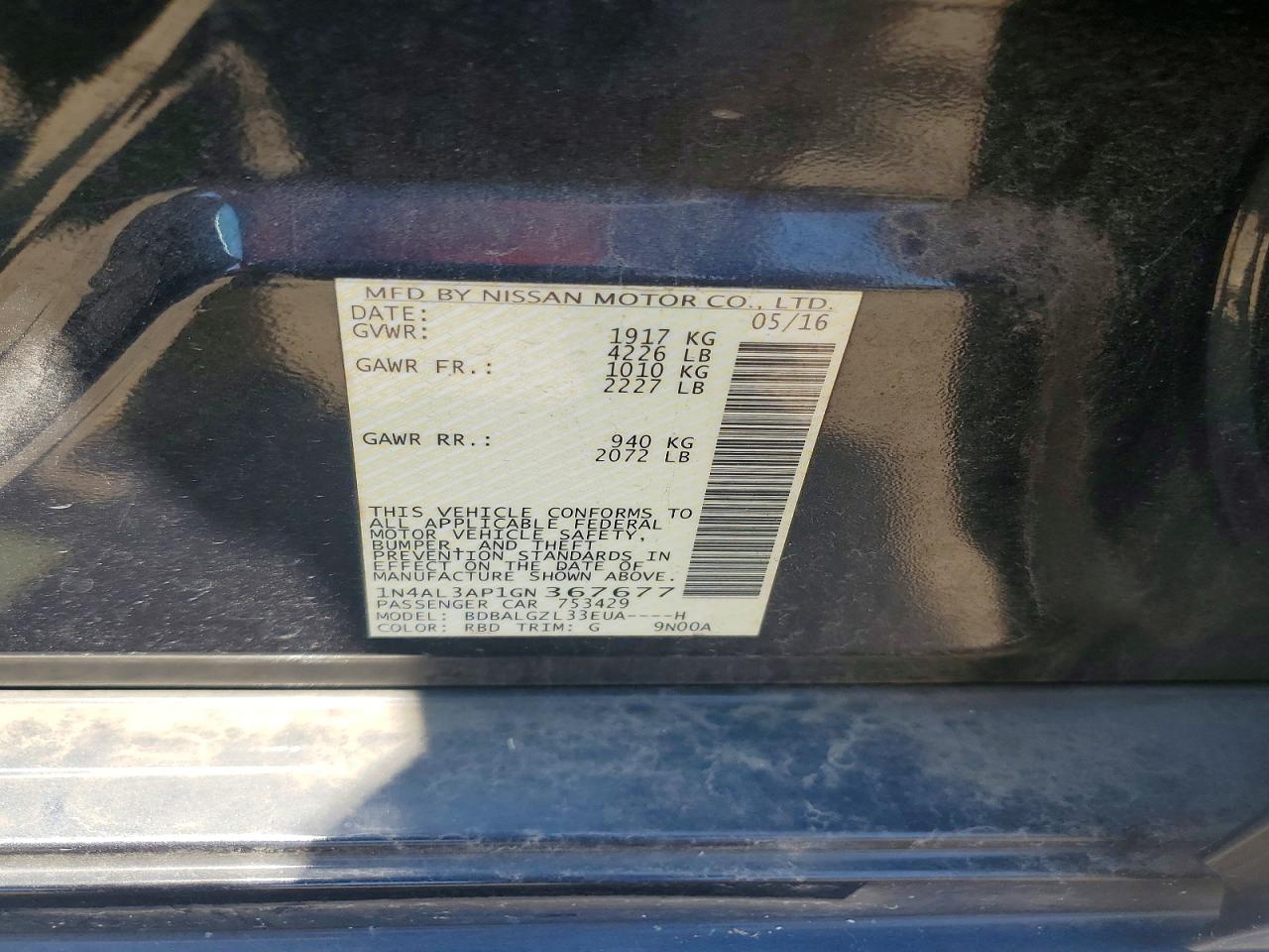Nissan Altima 2.5 S