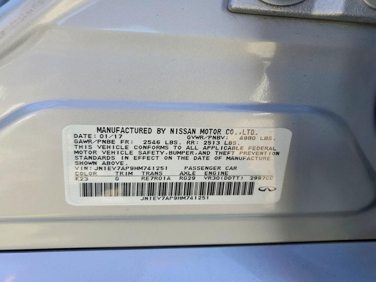 INFINITI Q50 3.0t Premium