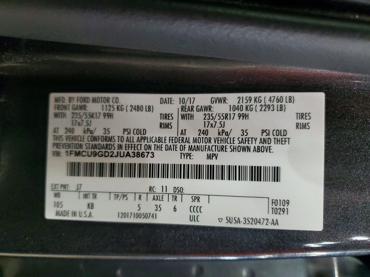 Ford Escape Se