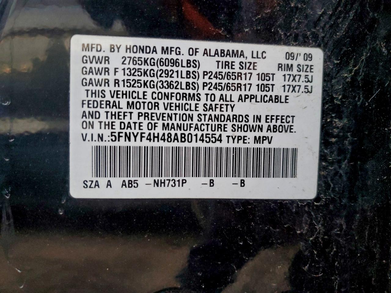 Honda Pilot Ex