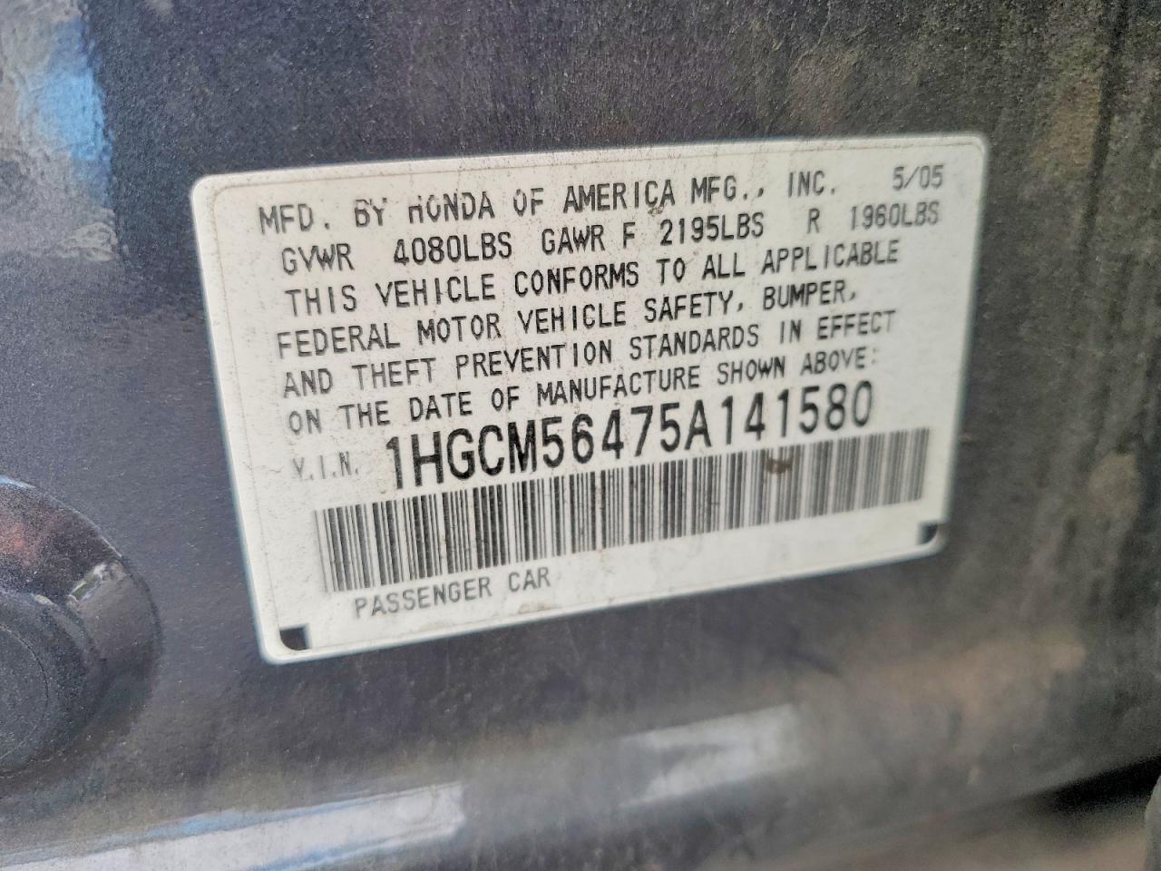 Honda Accord Lx