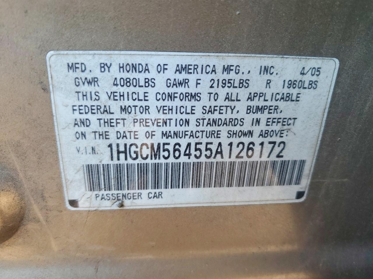 Honda Accord Lx