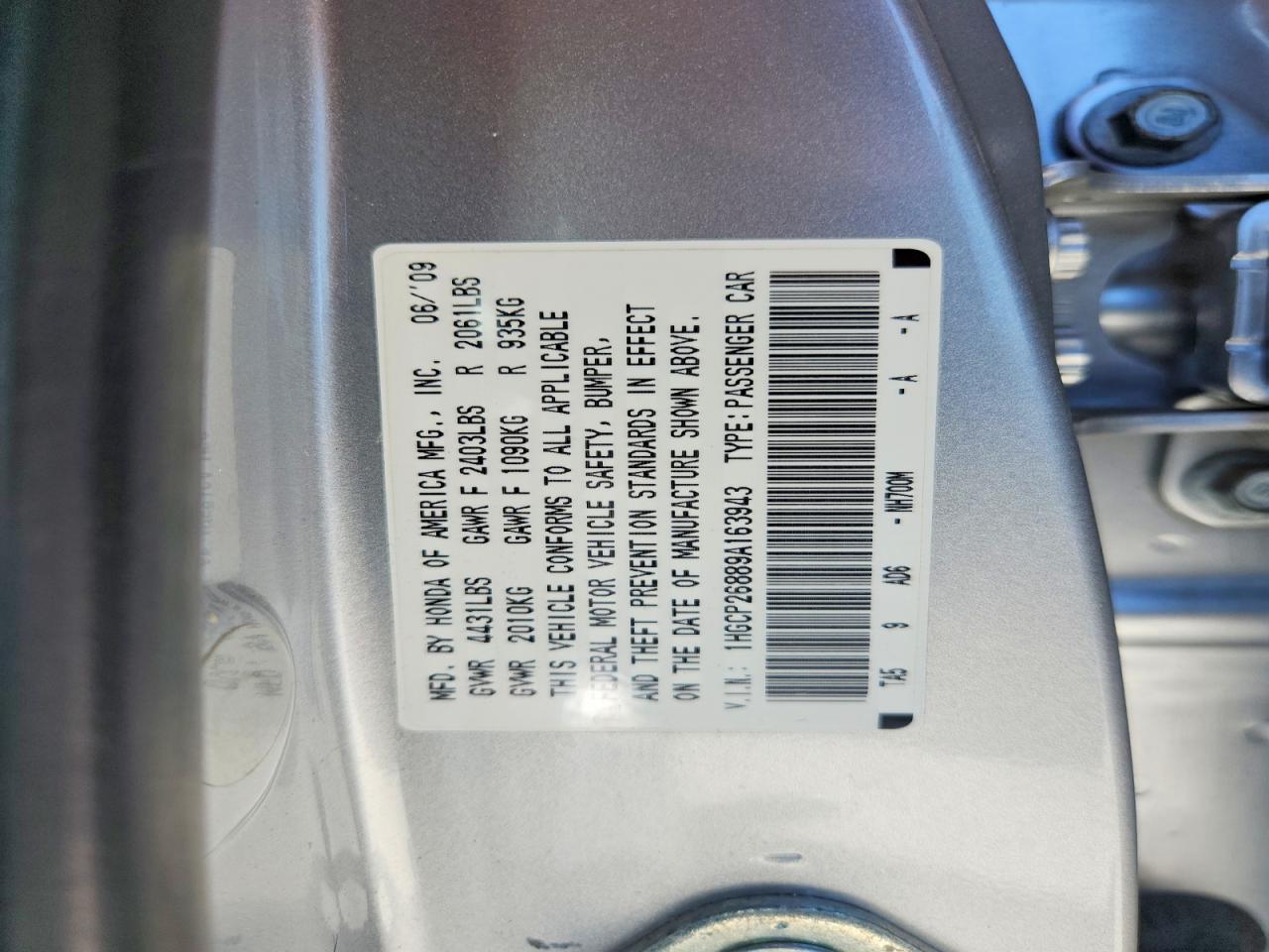 Honda Accord Exl