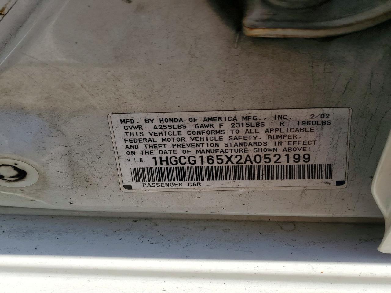 Honda Accord Ex