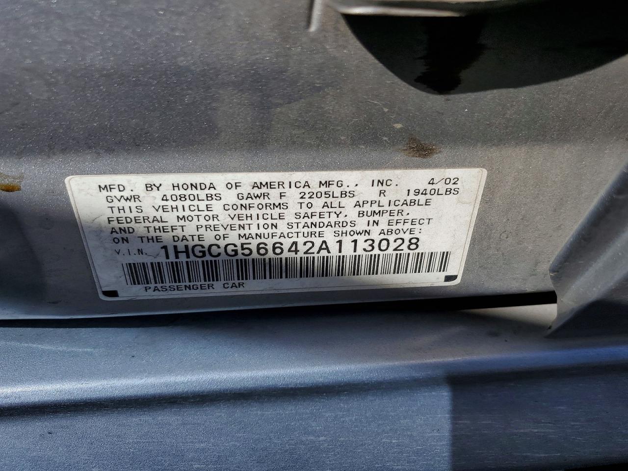 Honda Accord Ex