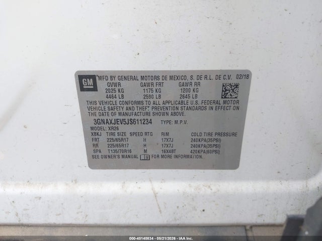 Chevrolet Equinox Lt