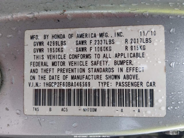 Honda Accord 2.4 Se