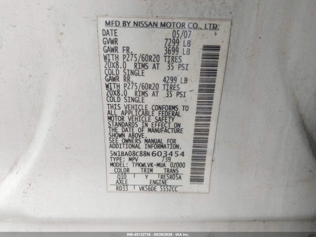 Nissan Armada Le