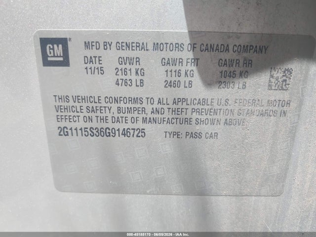 Chevrolet Impala 2lt