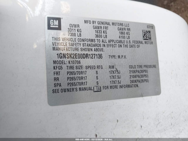 Chevrolet Tahoe Commercial Fleet