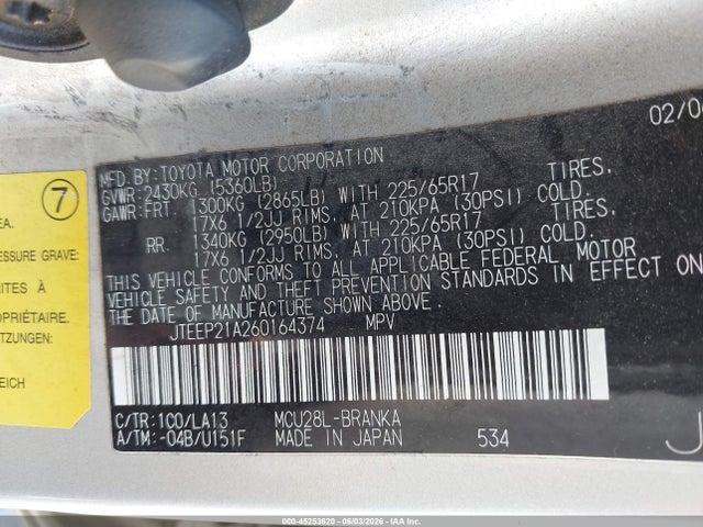 Toyota Highlander Limited V6