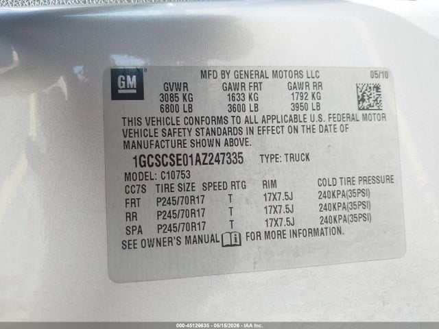 Chevrolet Silverado 1500 Lt
