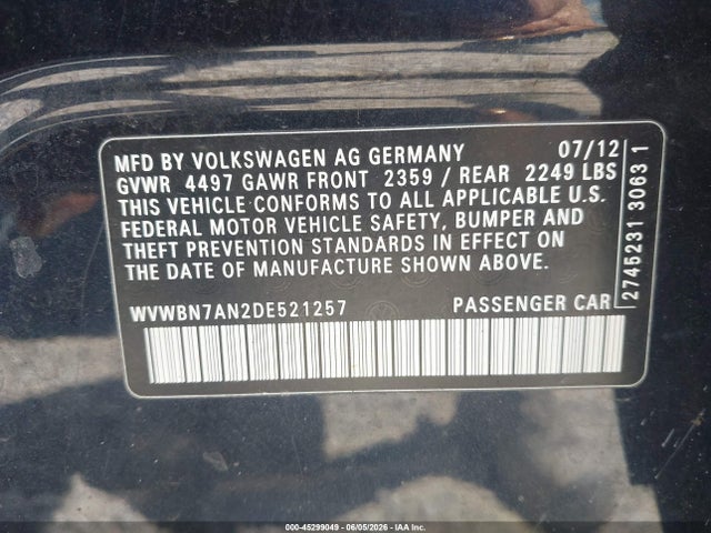Volkswagen CC 2.0t Sport Plus