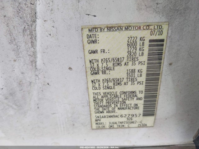 Nissan Pathfinder Se