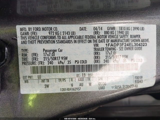 Ford Focus Se