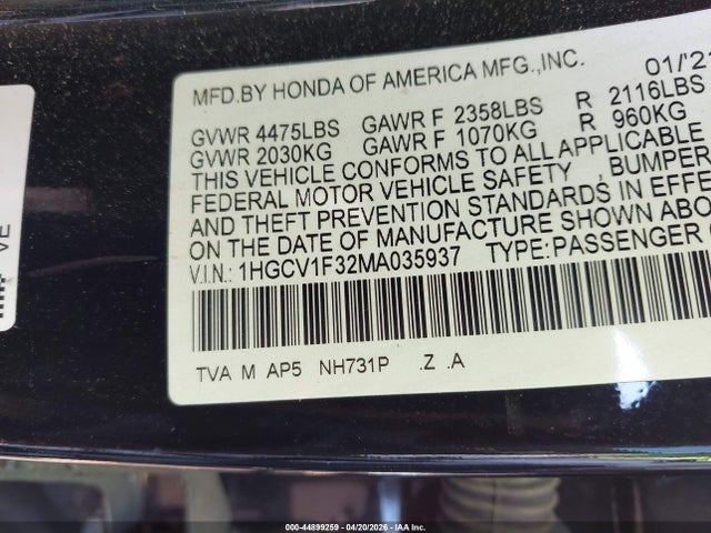 Honda Accord Sport