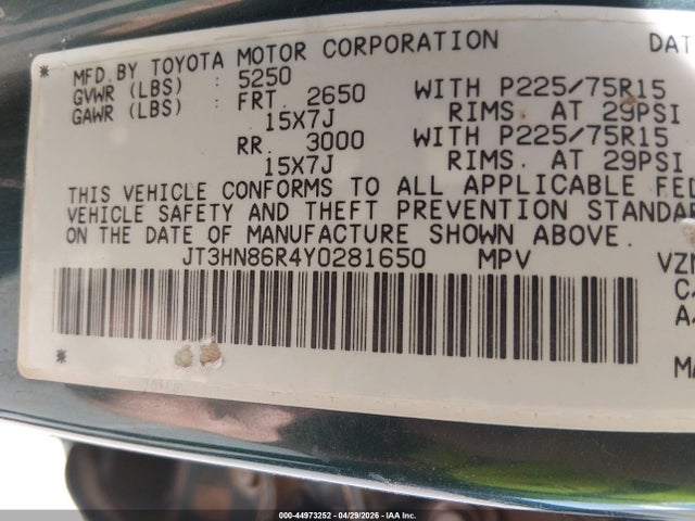 Toyota 4Runner Sr5 V6