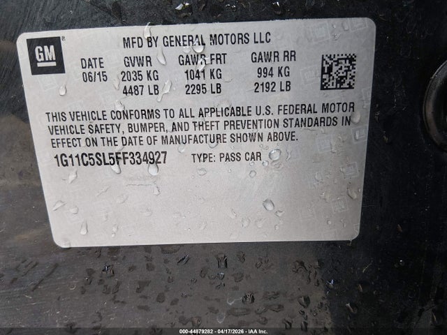 Chevrolet Malibu 1lt
