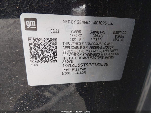 Chevrolet Malibu Fwd 1lt
