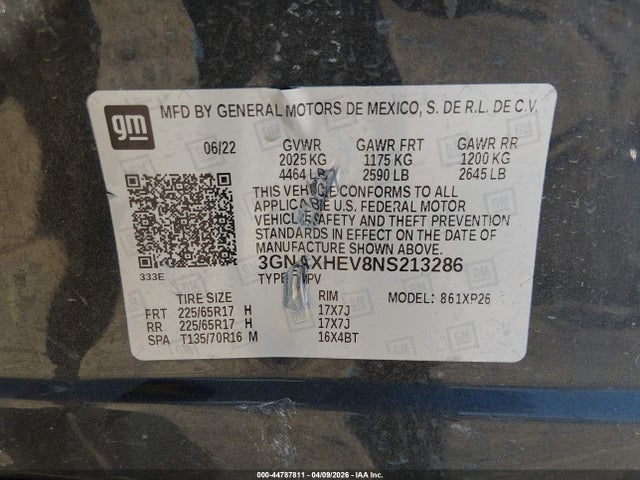 Chevrolet Equinox Fwd Ls
