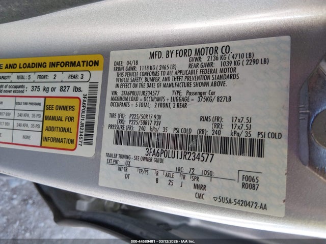 Ford Fusion Se